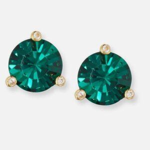 kate spade Rise and Shine earrings EMERALD NWT